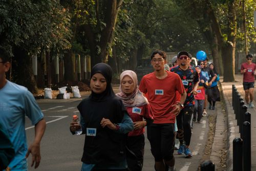 Race photo from Running 5 K