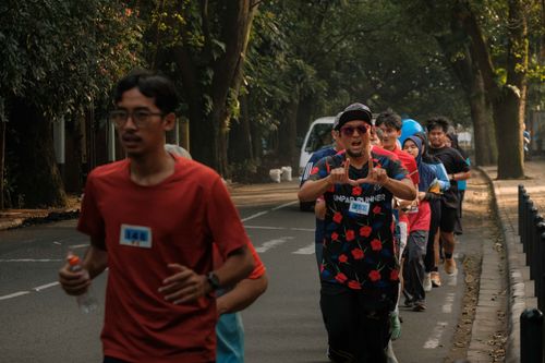 Race photo from Running 5 K