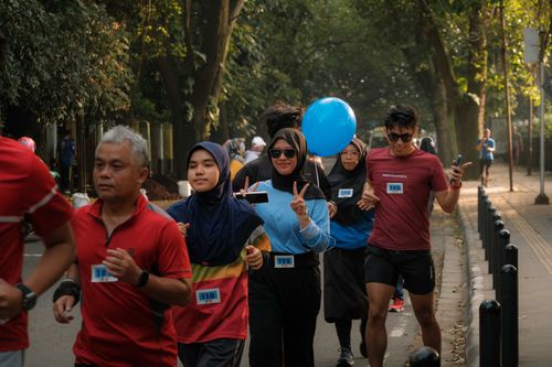 Race photo from Running 5 K