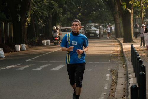 Race photo from Running 5 K