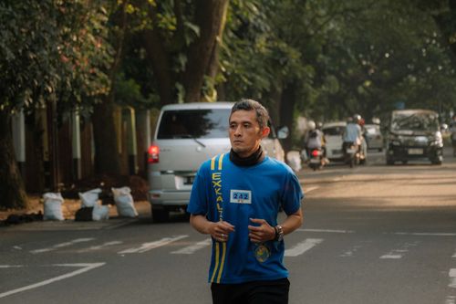 Race photo from Running 5 K