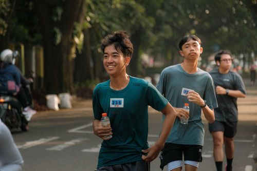 Race photo from Running 5 K