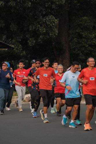 Race photo from Running 5 K