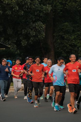 Race photo from Running 5 K