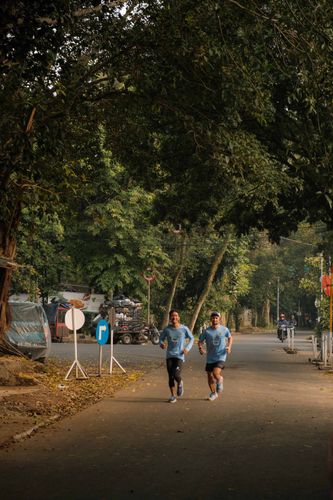 Race photo from Running 5 K