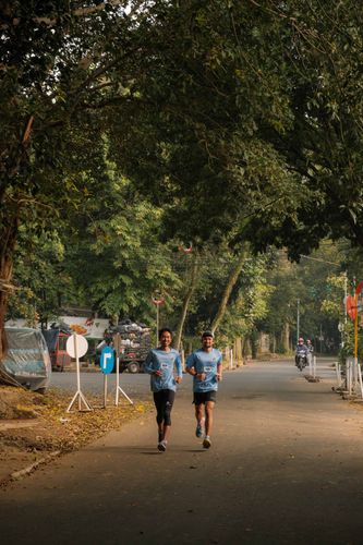 Race photo from Running 5 K