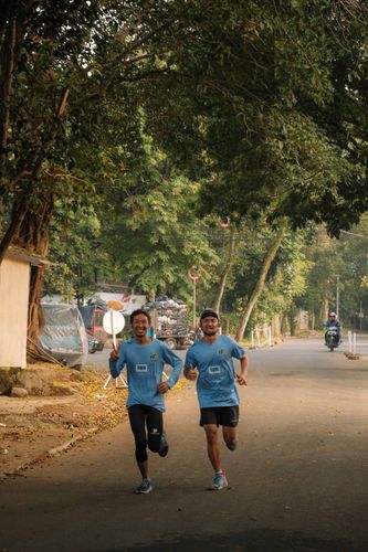 Race photo from Running 5 K