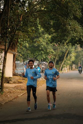 Race photo from Running 5 K