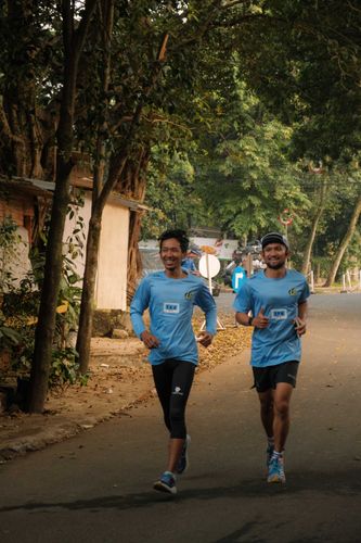 Race photo from Running 5 K