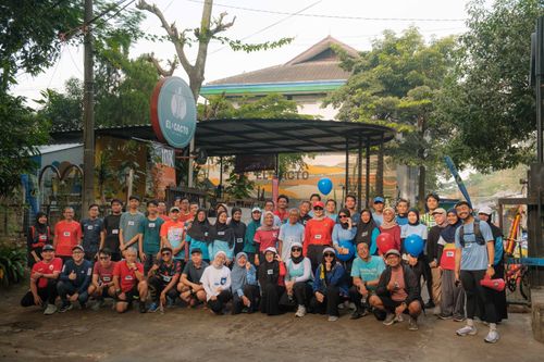 Race photo from Running 5 K