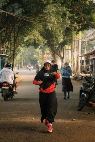 Race photo from Running 5 K