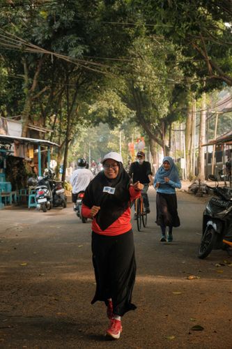 Race photo from Running 5 K