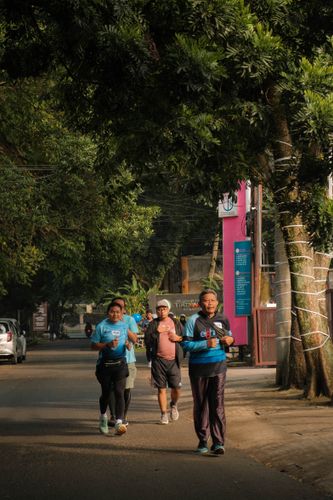 Race photo from Running 5 K