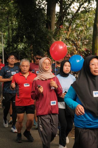 Race photo from Running 5 K