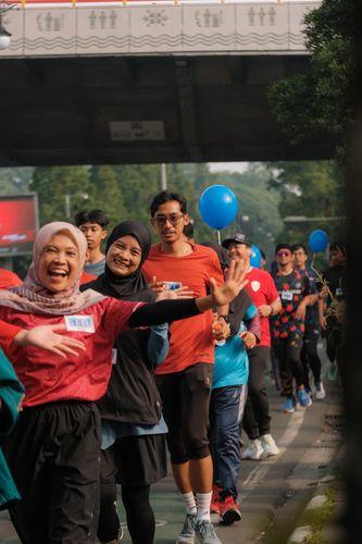 Race photo from Running 5 K