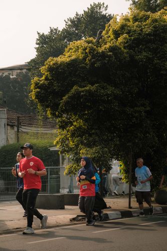Race photo from Running 5 K
