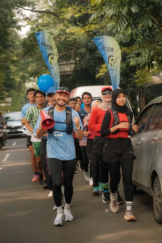 Race photo from Running 5 K