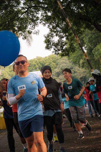 Race photo from Running 5 K