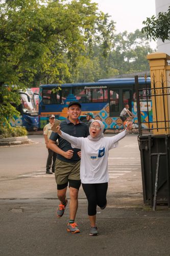Race photo from Running 5 K