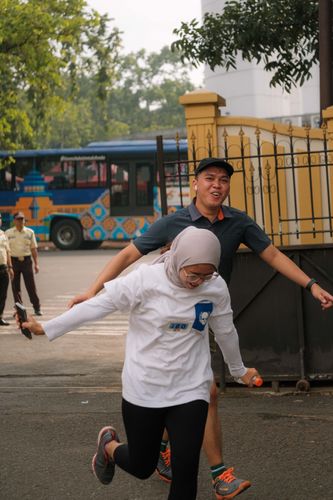 Race photo from Running 5 K