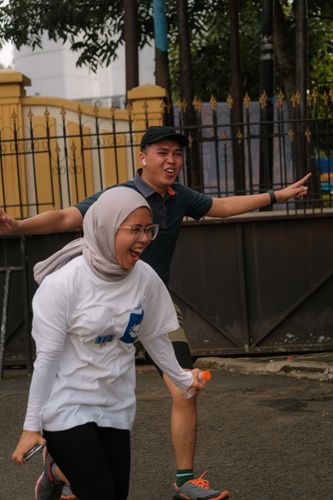 Race photo from Running 5 K