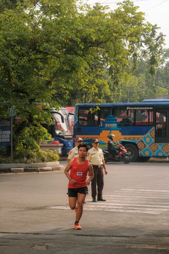 Race photo from Running 5 K