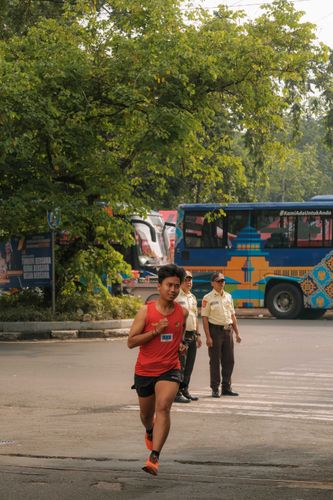 Race photo from Running 5 K