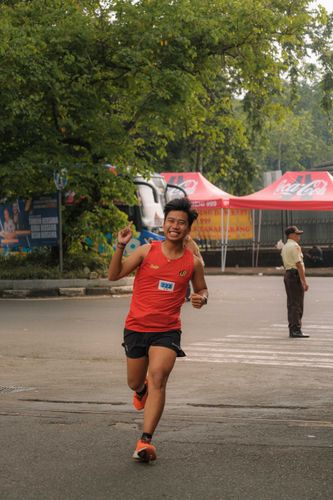 Race photo from Running 5 K