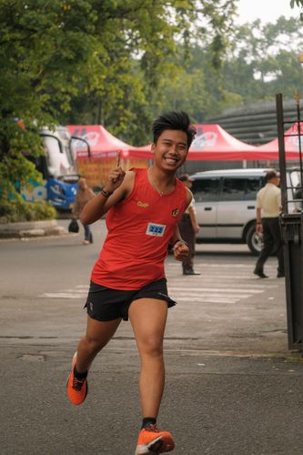 Race photo from Running 5 K