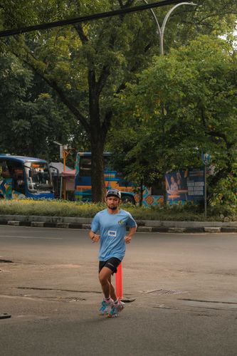 Race photo from Running 5 K