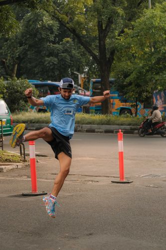 Race photo from Running 5 K