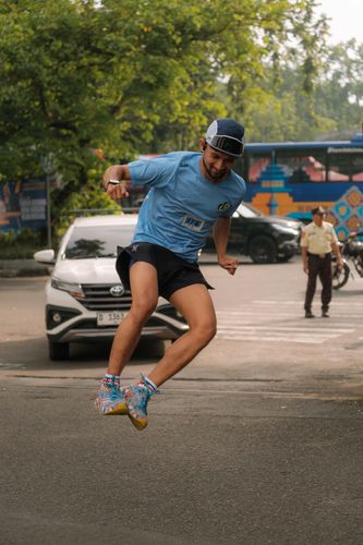 Race photo from Running 5 K