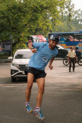 Race photo from Running 5 K
