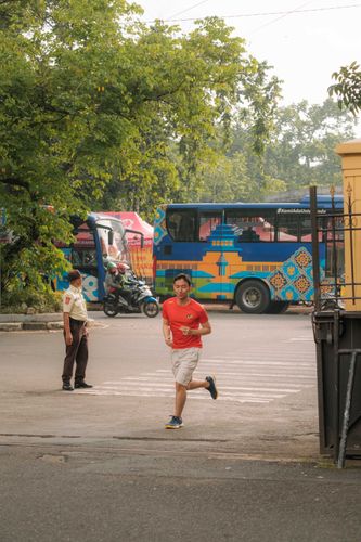 Race photo from Running 5 K
