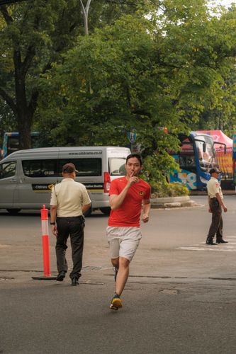 Race photo from Running 5 K
