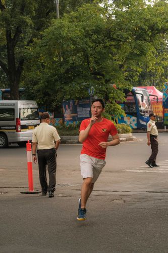 Race photo from Running 5 K