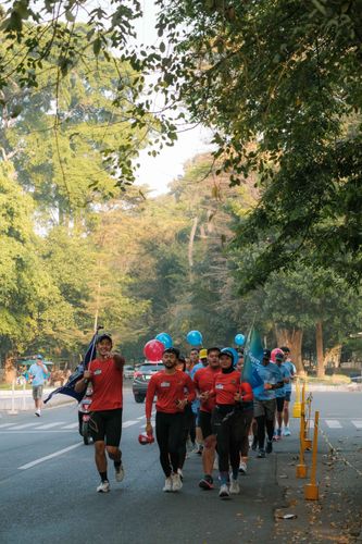 Race photo from Happy One Decade Unpad Runner