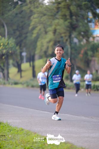 Race photo from Taman Budaya x BOGORUN 2025