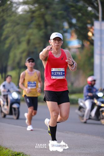 Race photo from Taman Budaya x BOGORUN 2025