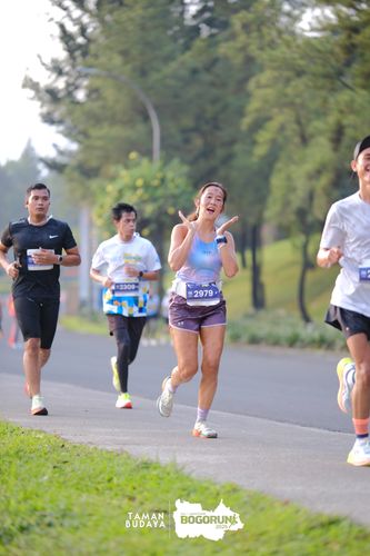 Race photo from Taman Budaya x BOGORUN 2025