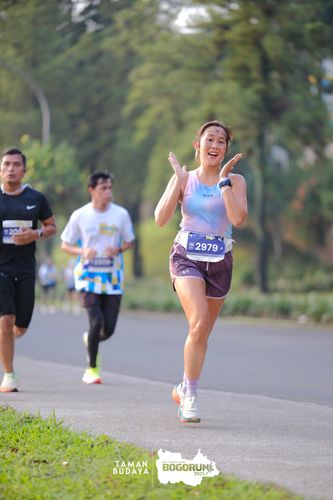 Race photo from Taman Budaya x BOGORUN 2025