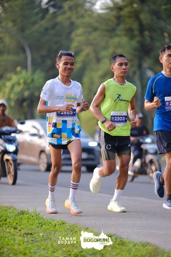 Race photo from Taman Budaya x BOGORUN 2025