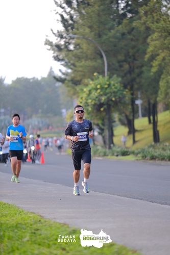 Race photo from Taman Budaya x BOGORUN 2025