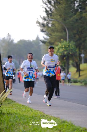 Race photo from Taman Budaya x BOGORUN 2025
