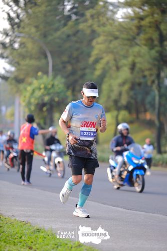 Race photo from Taman Budaya x BOGORUN 2025
