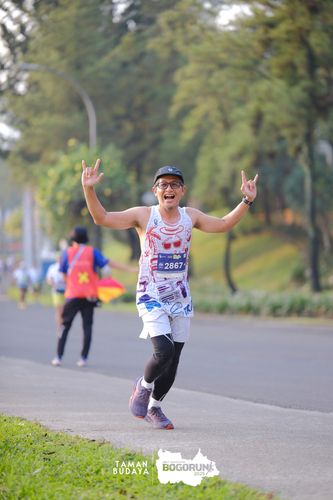 Race photo from Taman Budaya x BOGORUN 2025