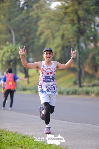 Race photo from Taman Budaya x BOGORUN 2025