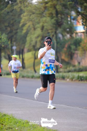 Race photo from Taman Budaya x BOGORUN 2025