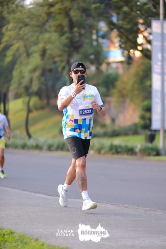 Race photo from Taman Budaya x BOGORUN 2025