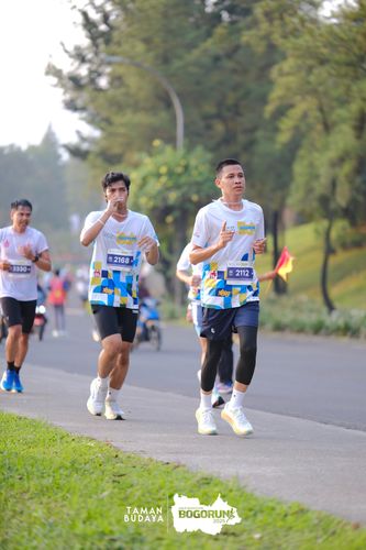 Race photo from Taman Budaya x BOGORUN 2025